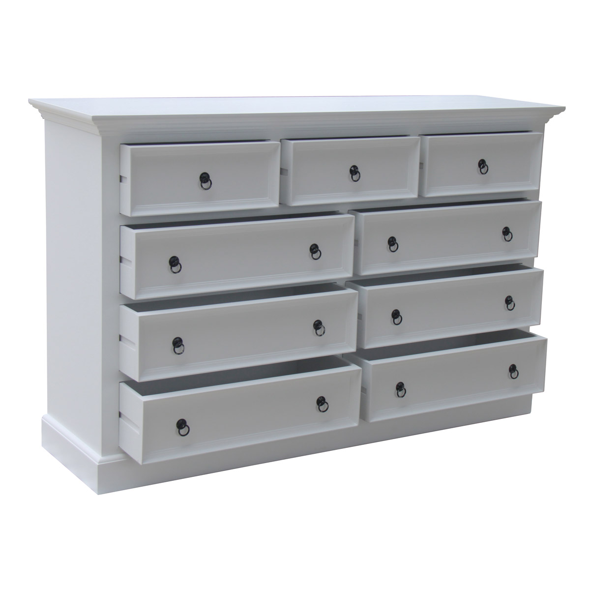 White 7-Drawer Dresser